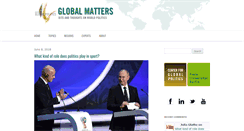 Desktop Screenshot of global-matters.org
