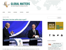 Tablet Screenshot of global-matters.org